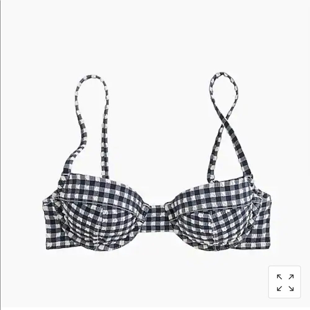 J.Crew Gingham Bikini Set NWT